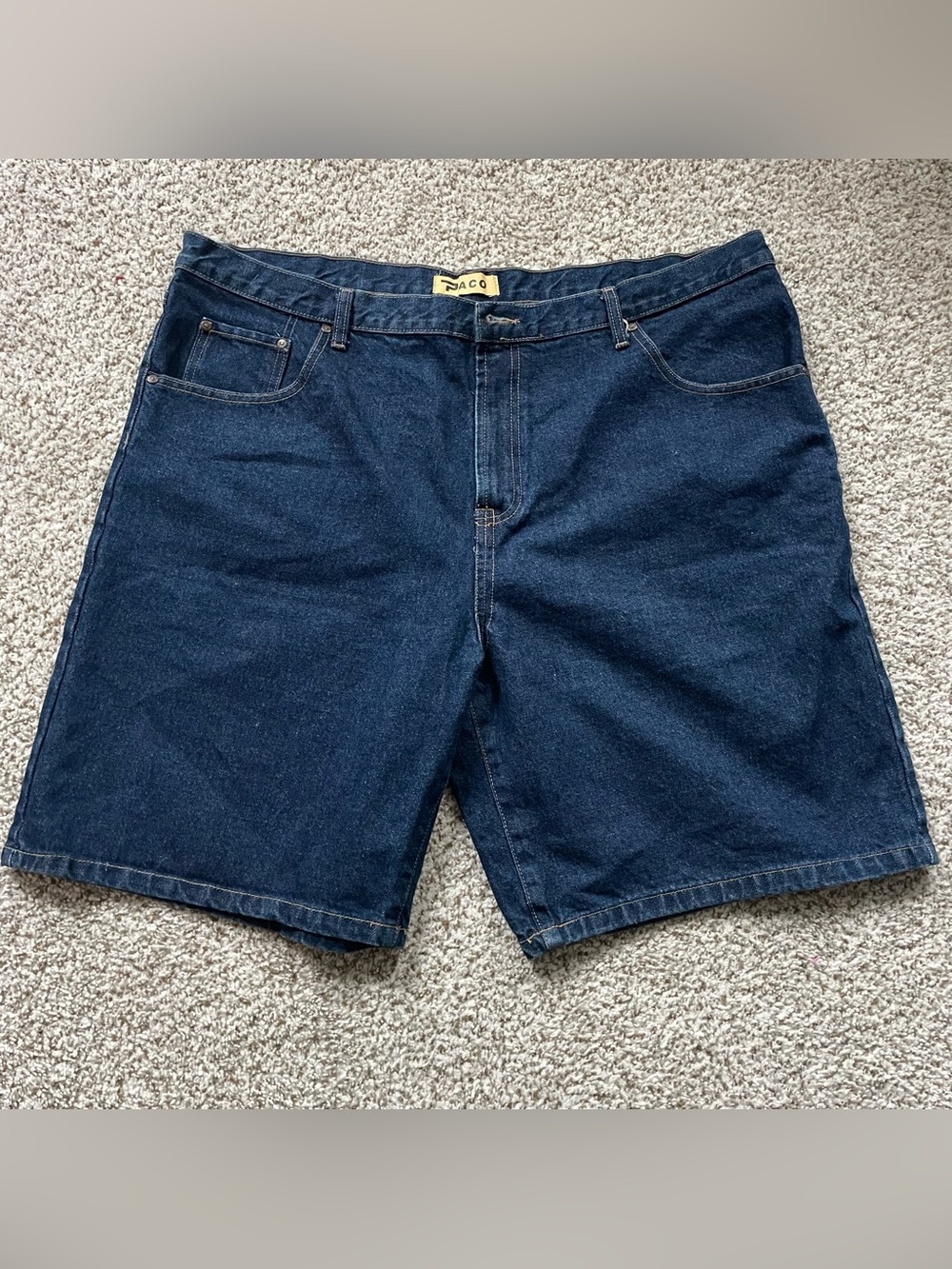 Paco Outdoor Outfitters Men's Size 42 Blue Denim Jean Shorts Dark Wash
